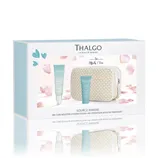 THALGO Beauty Set Source Marine na hydratáciu a posilnenie s kozmetickou taštičkou   2 produkty