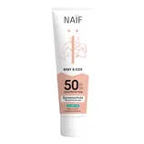 NAIF Ochranný krém na opaľovanie SPF 50 pre deti a bábätká bez parfumácie verzia 2.0 100 ml