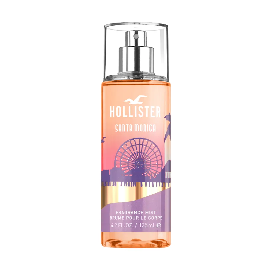 HOLLISTER Samta Monica parfumovaná telová hmla 125 ml | SENSUALITE.SK