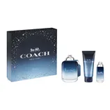COACH For Men Blue darčekový set s toaletnou a sprchovým gélom   3 produkty