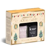 LONDONTOWN kur Conceal & Go Pink set top coat a rozjasňovač na nechty