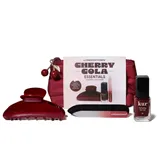 LONDONTOWN kur Cherry Cola Essentials set so starostlivosťou kur Nail Veil No.10