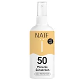NAIF Ochranný sprej na opaľovanie SPF 50 verzia 2.0 100 ml
