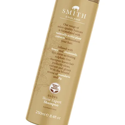 SMITH ENGLAND Gloss šampón pre lesk vlasov s prírodnými rastlinnými extraktmi
