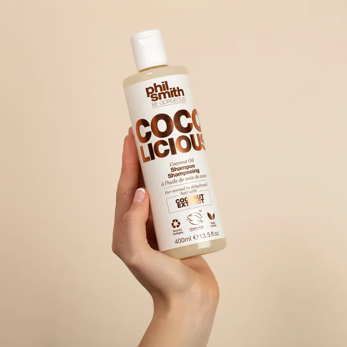 PHIL SMITH BG Coco Licious Hydratačný šampón s kokosovým olejom pre všetky typy vlasov