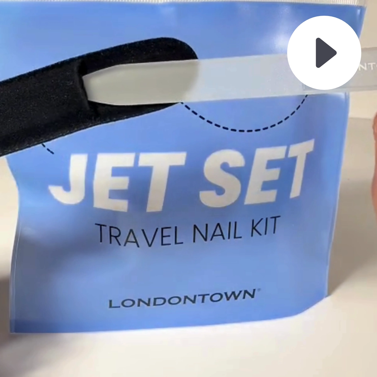 Video LONDONTOWN kur Jet Set Travel Nail Kit cestovný set na manikúru