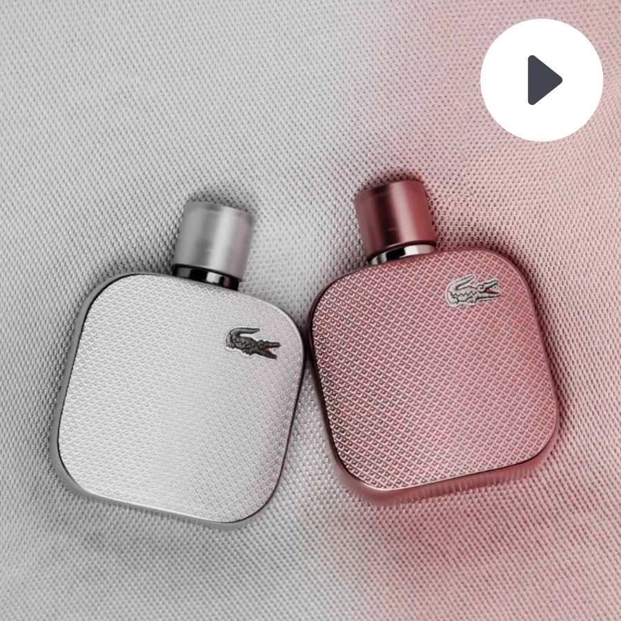 Video LACOSTE L.12.12 Silver Grey parfumovaná voda pre mužov
