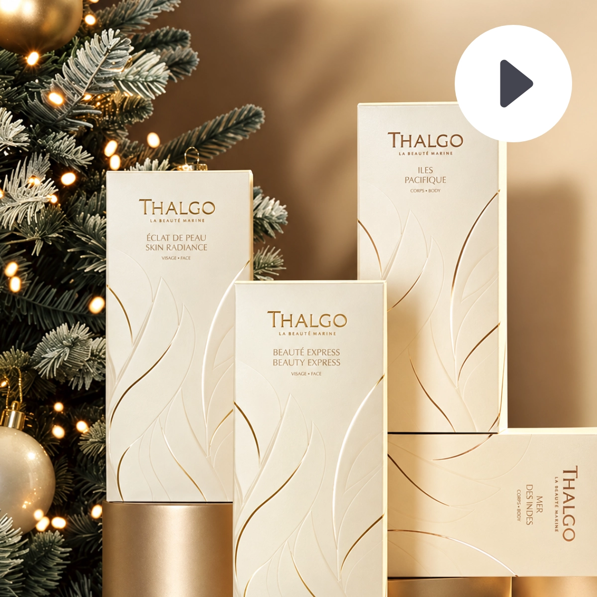 Video THALGO Secret Santa darčekový set vyživujúcej telovej kozmetiky