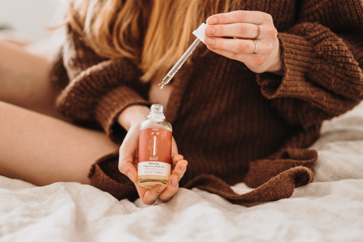 Naif Těhotenský olej na strie
